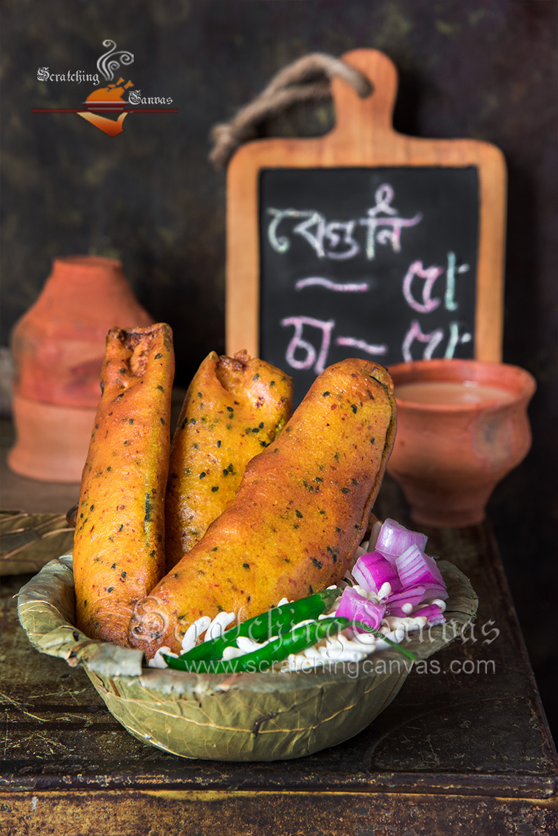 Beguni Bengali Telebhaja Food Photography Styling