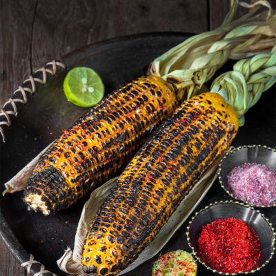 Indian Grilled Corn On The Cob Street style Recipe | Bhuna Bhutta Desi style