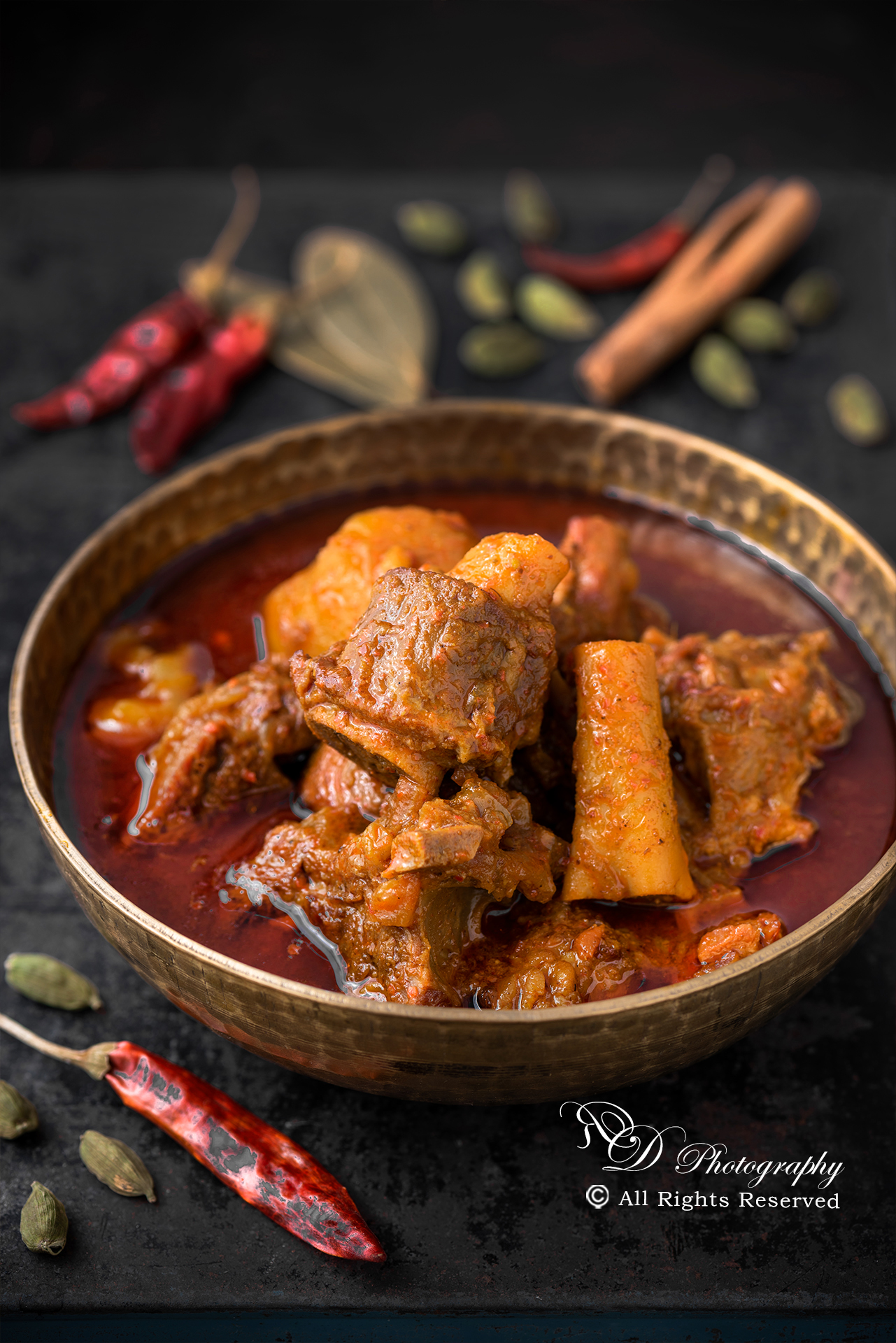 Bengali style Mutton Curry in Pressure Cooker Recipe Video