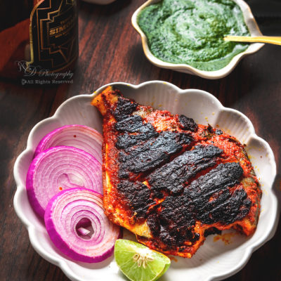 Tandoori Grilled Pomfret Indian style Food Photography Styling