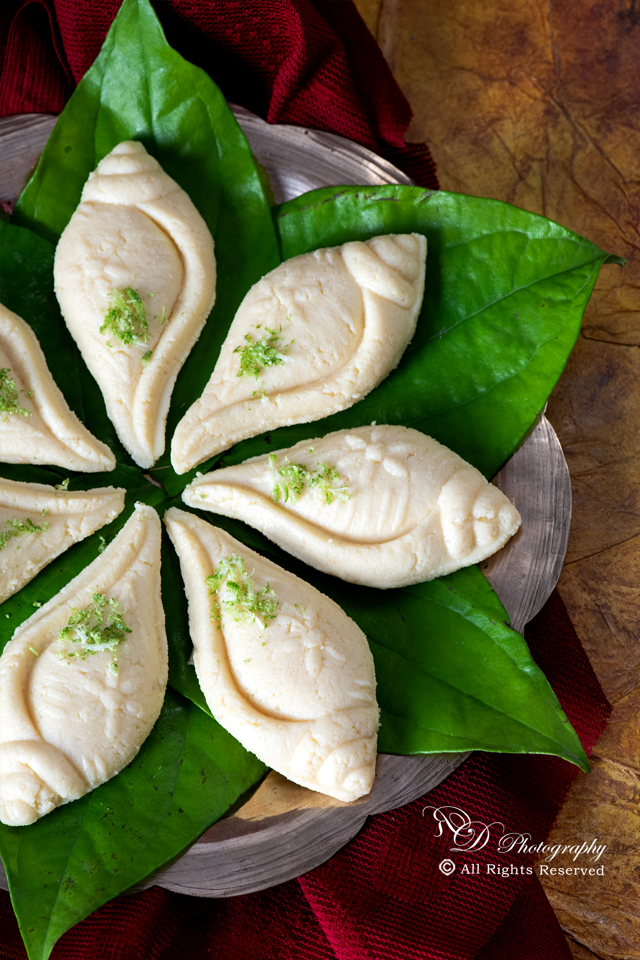 Lebu Sandesh Recipe | Bengali Sandesh with 3 ingredients and 5 mins - Scratching Canvas