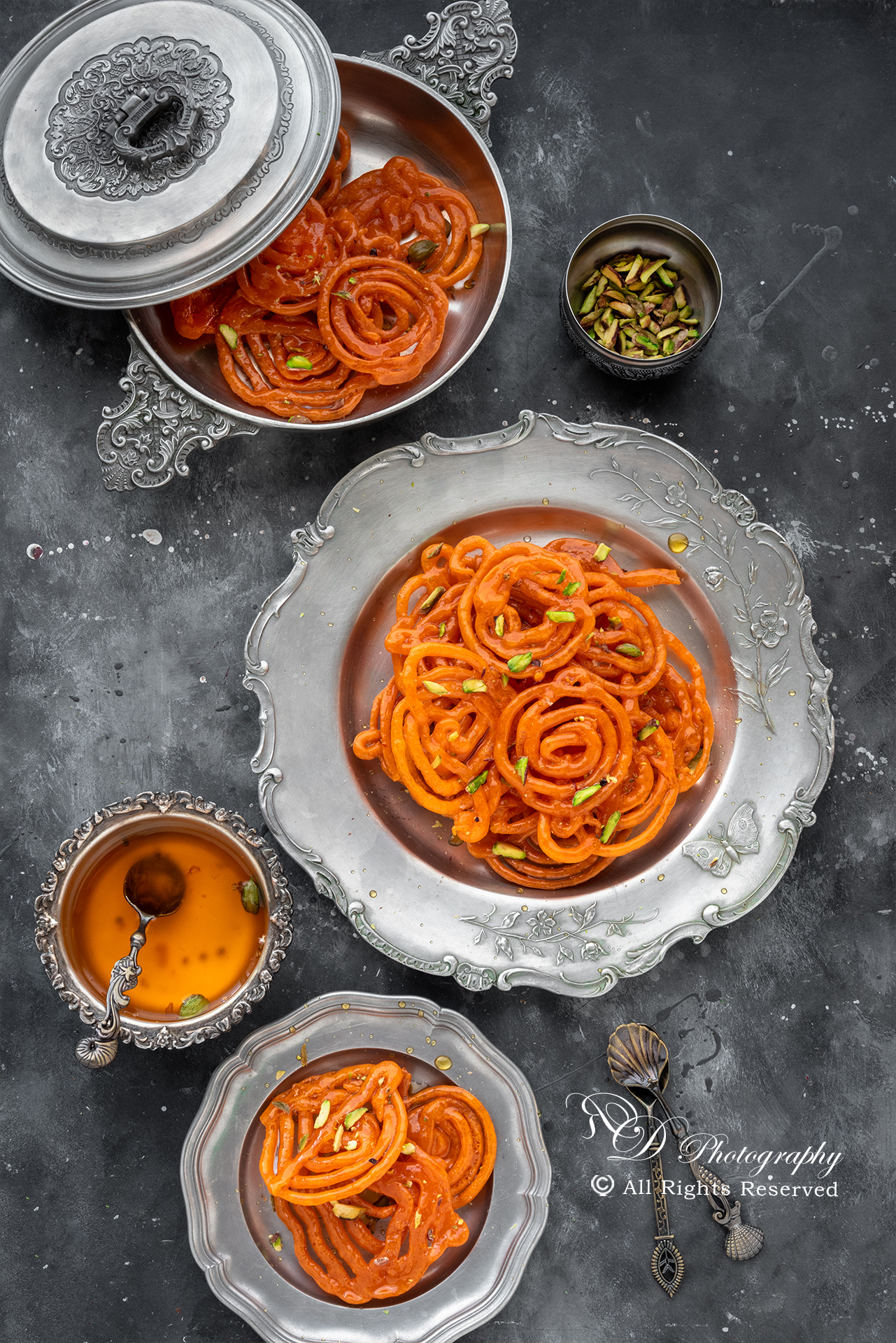 Jalebi Food Photography Styling