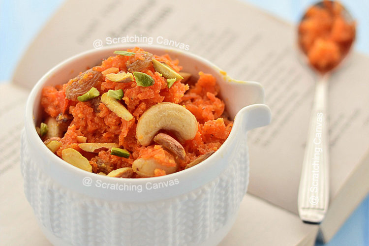 Traditional Gajar ka Halwa Recipe Food Photography