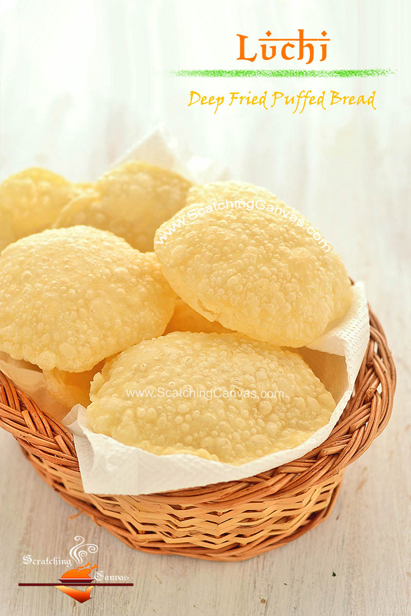 Phulko Luchi step by step Recipe