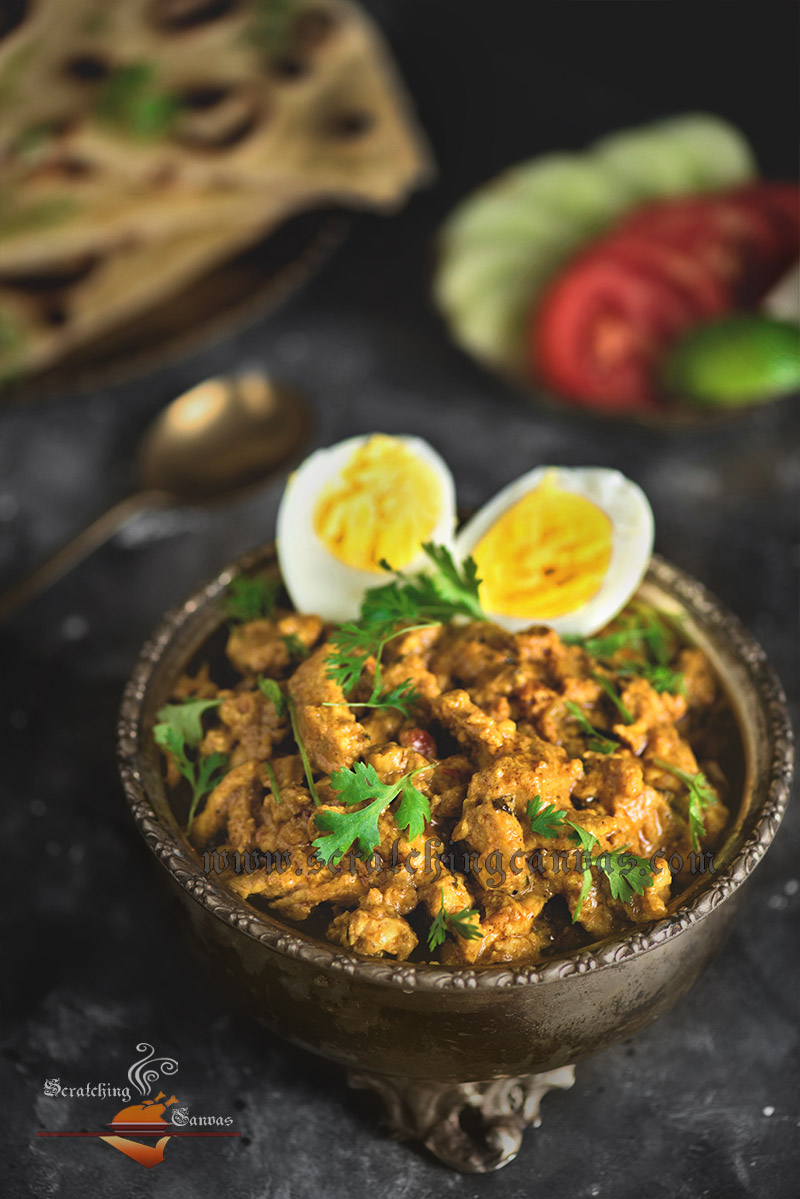 Kolkata Chicken Bharta Recipe