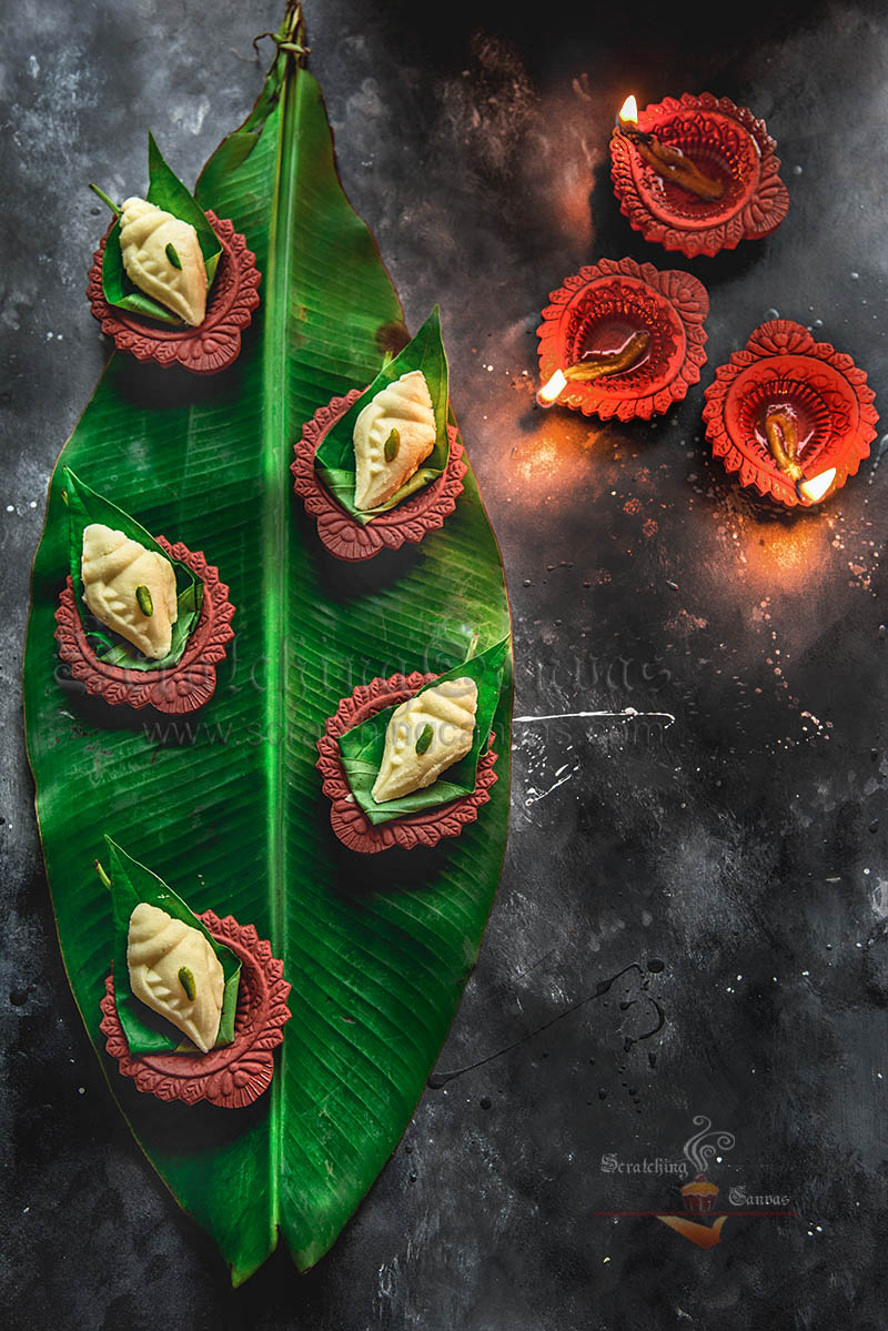 Bengali Shankh Sandesh Styling Recipe