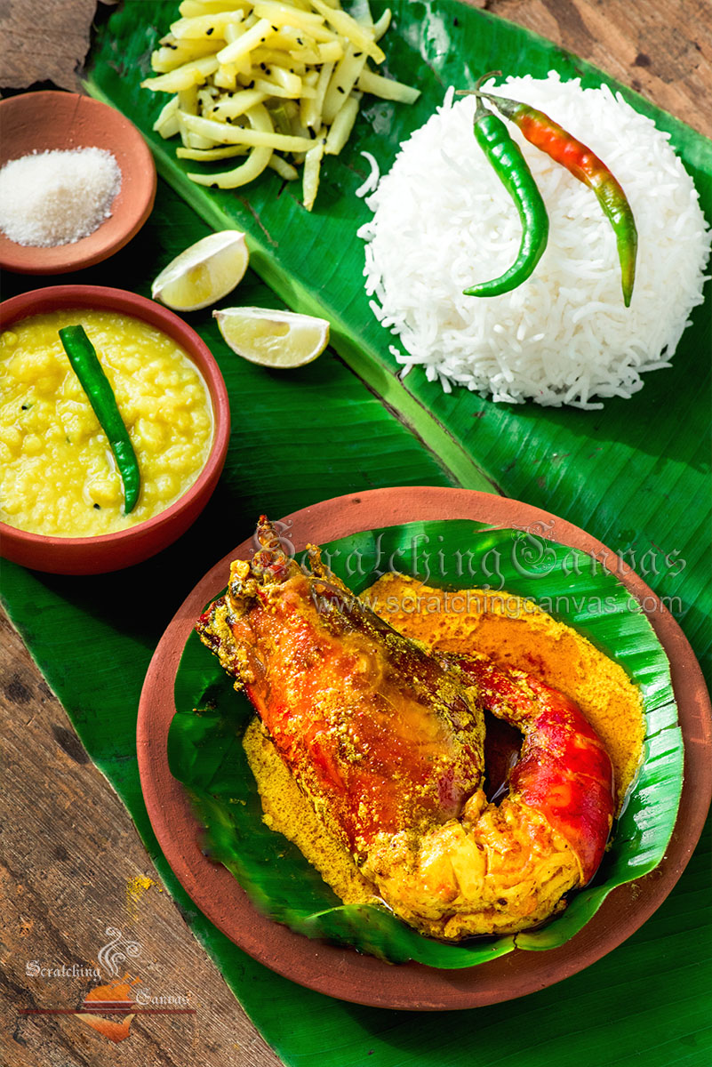 Bengali Chingri Thali Food Styling Photography