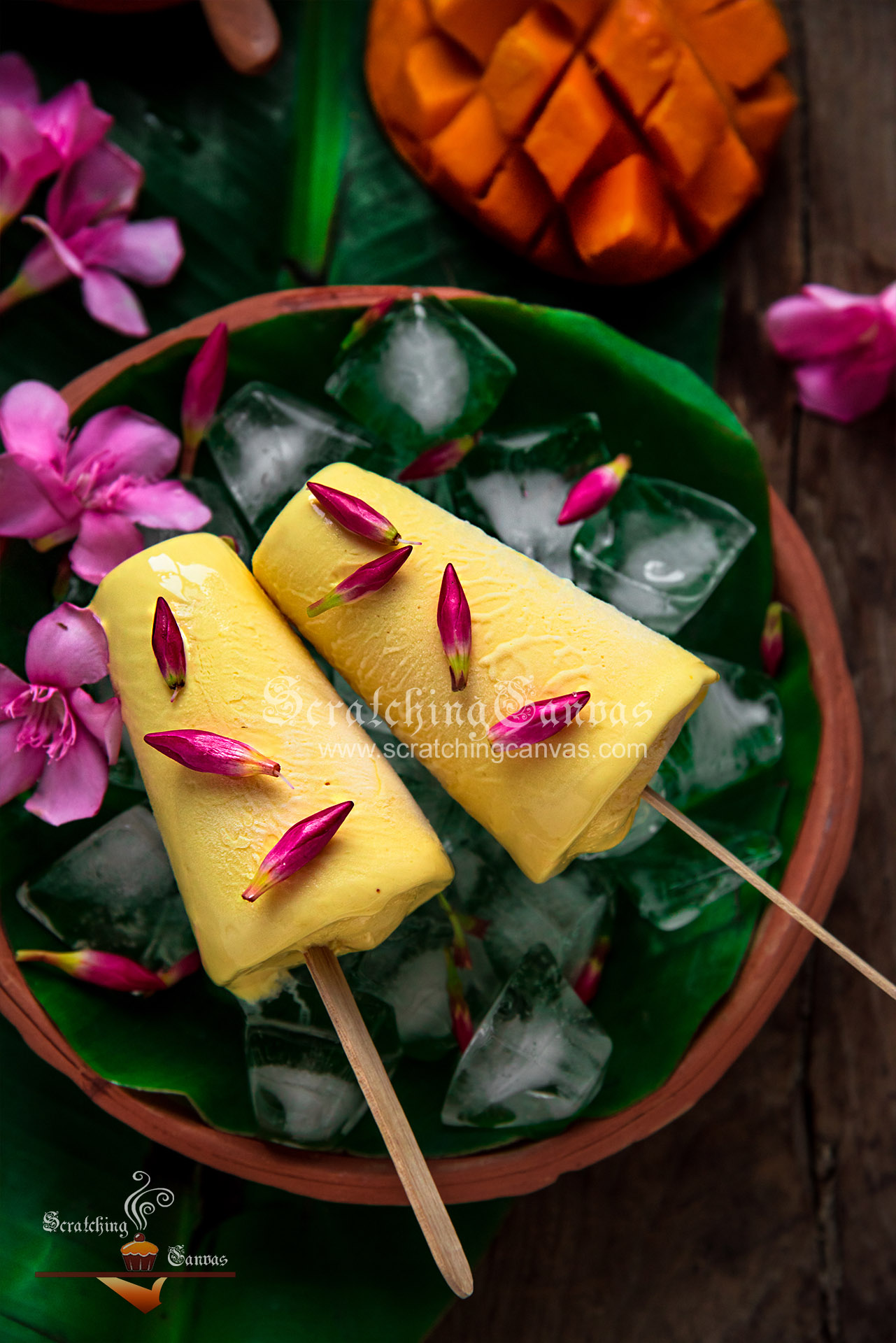 Mango Kulfi Food Photography Styling